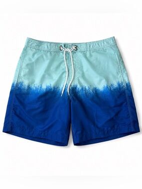 Trunks Surf & Swim Co Blue Ombre Board Shorts Swim Trunks XL